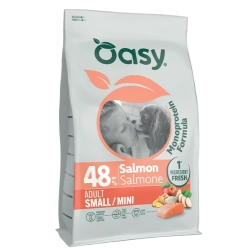 Oasy Monoprotein Adult Small Mini Łosoś 2kg